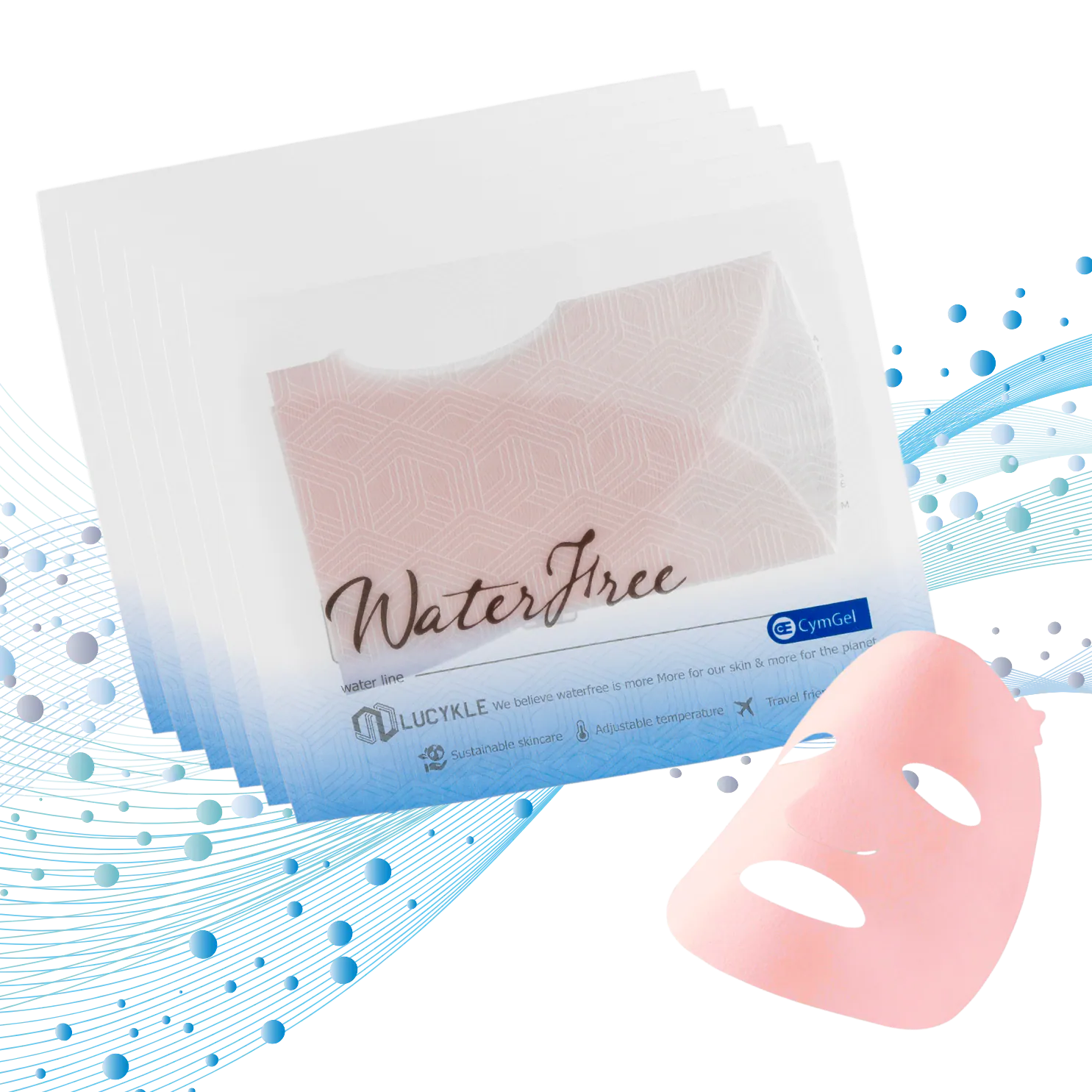 舒緩修護無水面膜 5片入